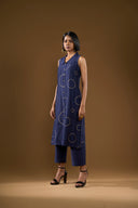 Aster Midnight Navy kurta Co-ord  Set