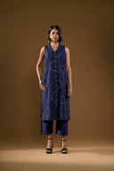 Aster Midnight Navy kurta Co-ord  Set