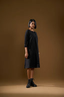Dahlia Black Shacket Dress