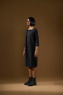 Dahlia Black Shacket Dress