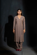 Lobelia Earthy Brown Kurta Set