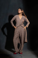 Lobelia Earthy Brown Kurta Set