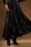 Orchid Black Skirt & Top Set