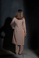 Lobelia Earthy Brown Kurta Set