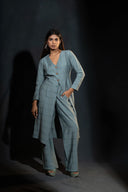 Lobelia Slate Blue Long Co-Ord Set