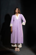 Clover Mauve Kurta Set