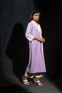 Clover Mauve Kurta Set