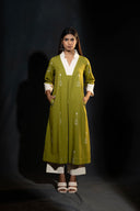 Clover Olive Green Kurta Set