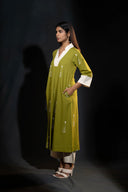 Clover Olive Green Kurta Set