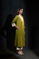 Clover Olive Green Kurta Set