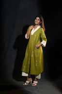 Clover Olive Green Kurta Set