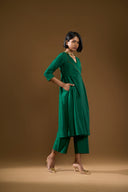 Tulip Emerald Wrap Co-Ord Set