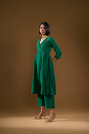 Tulip Emerald Wrap Co-Ord Set