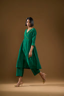 Tulip Emerald Wrap Co-Ord Set