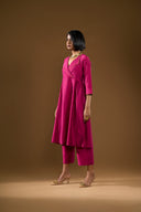 Tulip Fuchsia Wrap Co-Ord Set