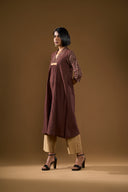 Marigold Brown & Gold Kurta Set