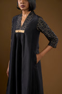 Marigold Black & Gold Kurta Set