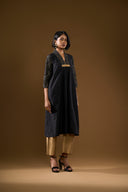 Marigold Black & Gold Kurta Set