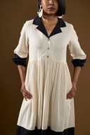 Poppy Off-white Mandala Dress