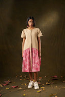 Hollyhock Gingham Panel Dress