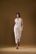 Aster Ivory kurta Co-ord Set