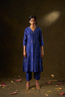 Lady Tulip Royal Blue Kurta Set