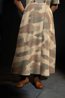 Senna Earthy Camouflage Wrap Dress