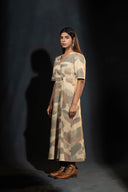 Senna Earthy Camouflage Wrap Dress