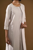 Dahlia Ivory Shacket Dress