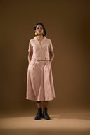 Rose Blush Nude Skirt & Top Set