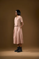Rose Blush Nude Skirt & Top Set