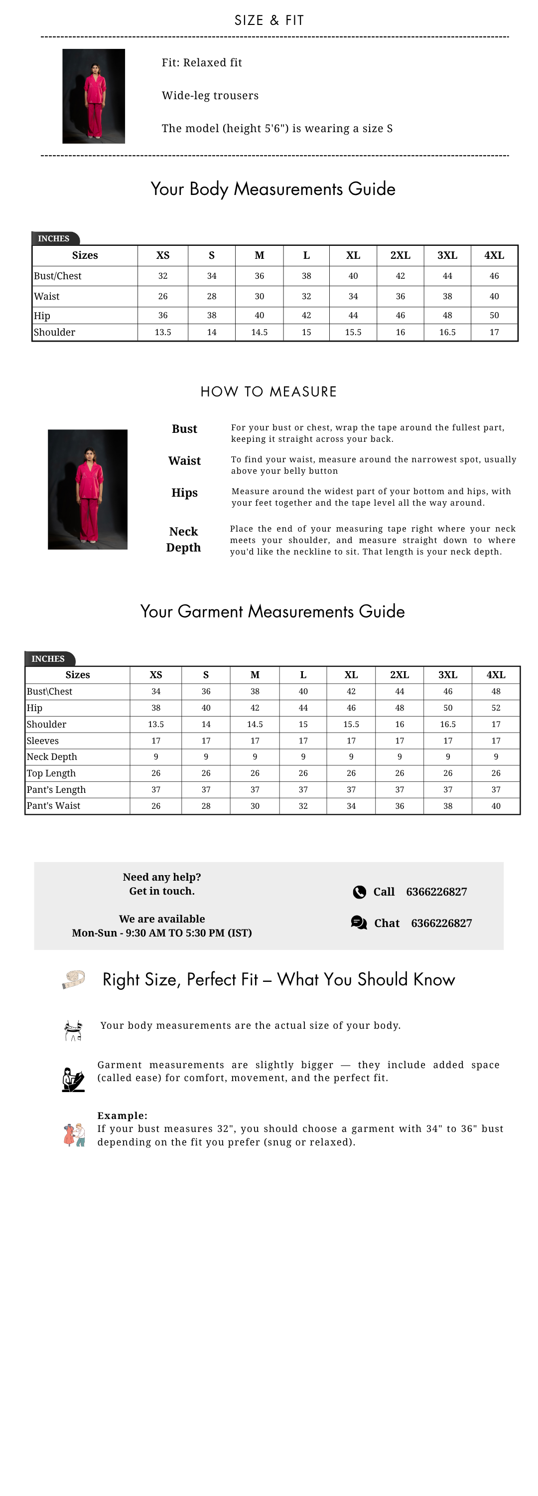 Size Guide