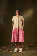 Hollyhock Gingham Panel Dress