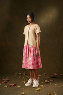 Hollyhock Gingham Panel Dress
