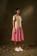 Hollyhock Gingham Panel Dress