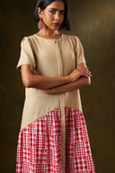 Hollyhock Gingham Panel Dress