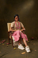 Hollyhock Gingham Panel Dress