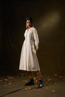 Pansy Polka & Stripe Maxi Dress