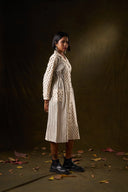 Pansy Polka & Stripe Maxi Dress