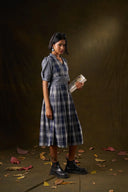 Bluepea Gingham Midi Dress
