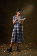 Bluepea Gingham Midi Dress