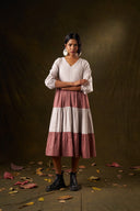 Sahara Rose Polka Tiered Midi Dress