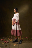 Sahara Rose Polka Tiered Midi Dress