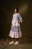 Periwinkle Tiered Midi Dress