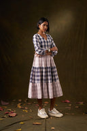 Periwinkle Tiered Midi Dress