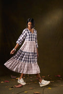 Periwinkle Tiered Midi Dress