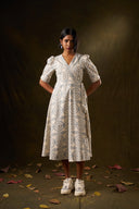 SweetPea Ivory Wrap Dress