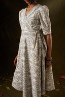 SweetPea Ivory Wrap Dress
