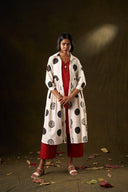 Morning Glory Rust & Polka Shacket Set
