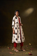 Morning Glory Rust & Polka Shacket Set